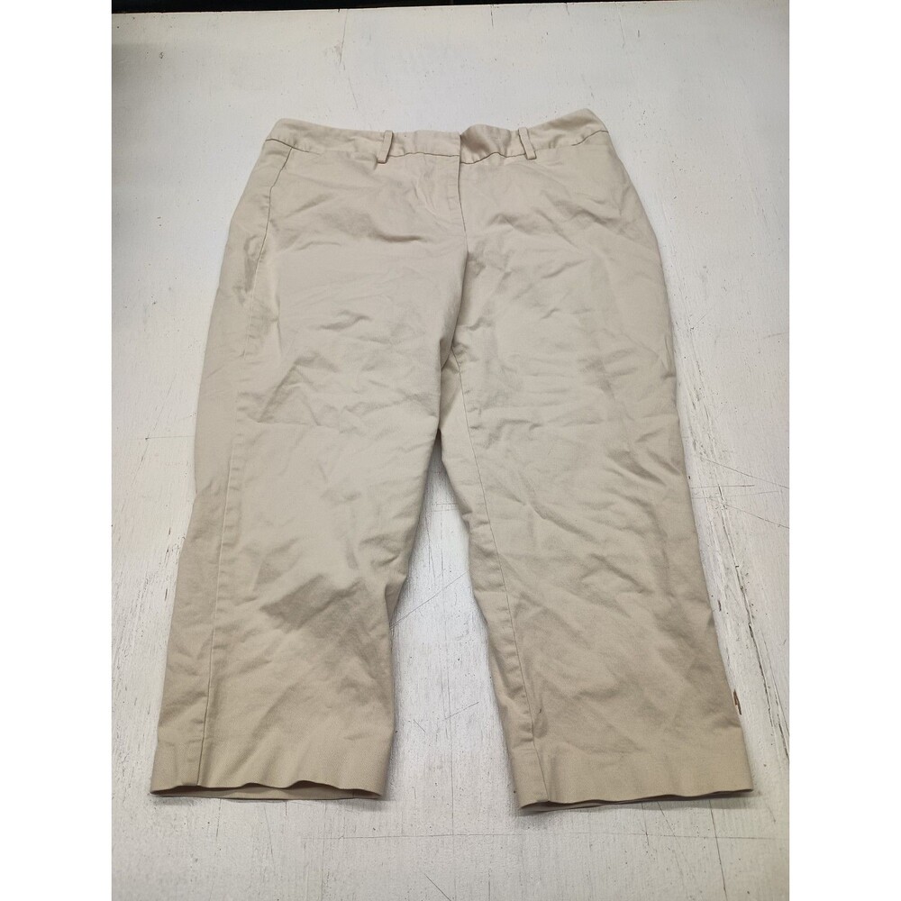 Talbots Stretch Petites Size 16 Tan Capri Pants